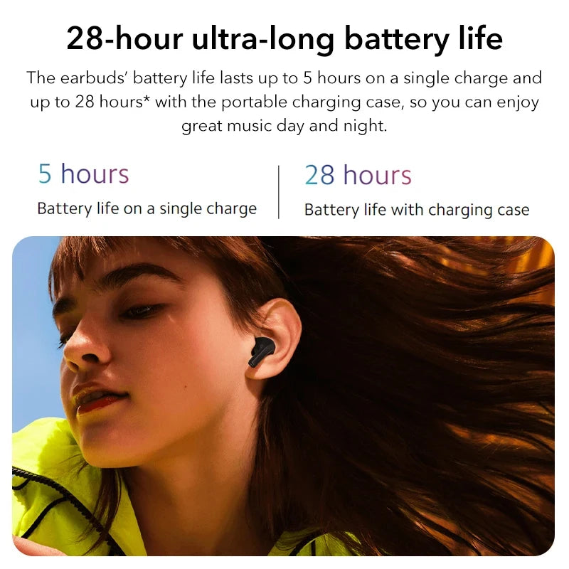 2023 Global Version Redmi Buds 4 Active Bluetooth 5.3 Earphone TWS up to 28 Hours Listening Noise Cancellation for Clear Calls